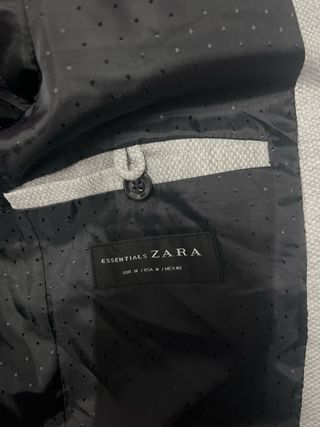 Chaqueta Zara Gris Talla M