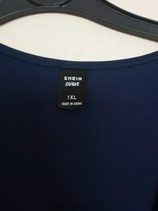 Vestido Curvi Azul Talla XXXL / 46 / 18