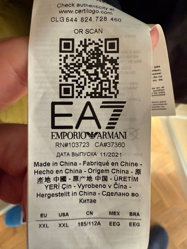 Chaqueta Emporio Armani Azul