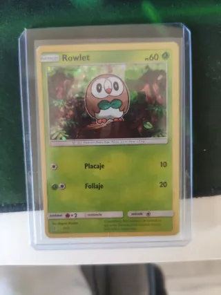 Carta Pokémon Rowlet McDonald's 2016