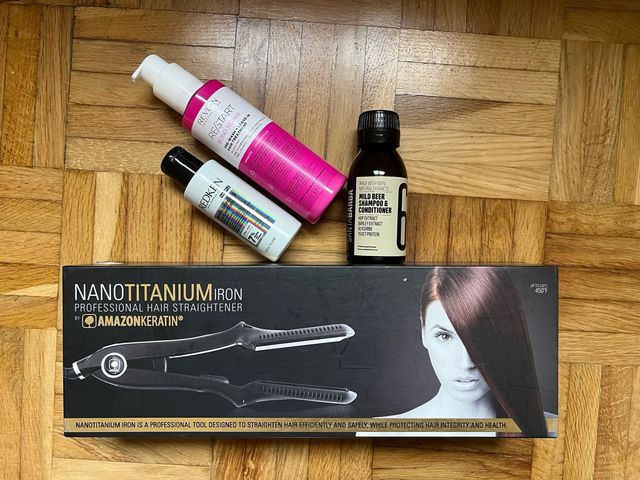 Ferro da stiro professionale Nanotitanium Iron di Amazon Keratin