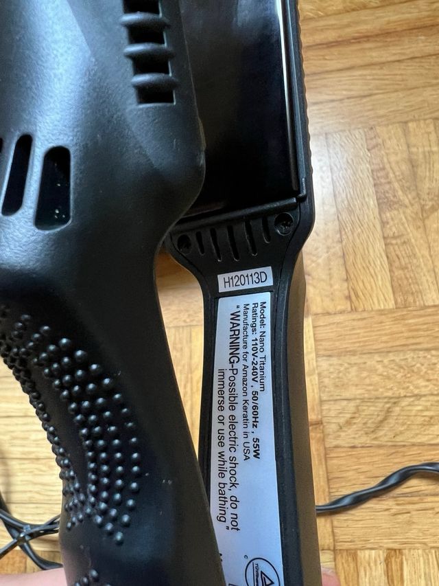 Ferro da stiro professionale Nanotitanium Iron di Amazon Keratin