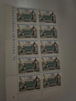 Francobolli Giochi Olimpici Atlanta 1996