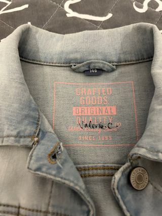 Chaqueta vaquera niña Talla 146 10 años
