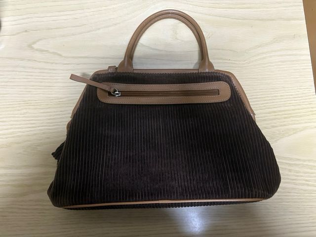 Bolso de pana marrom Salvador Bachiller