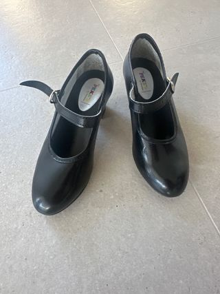 Zapatos Flamenca Negros Talla 31