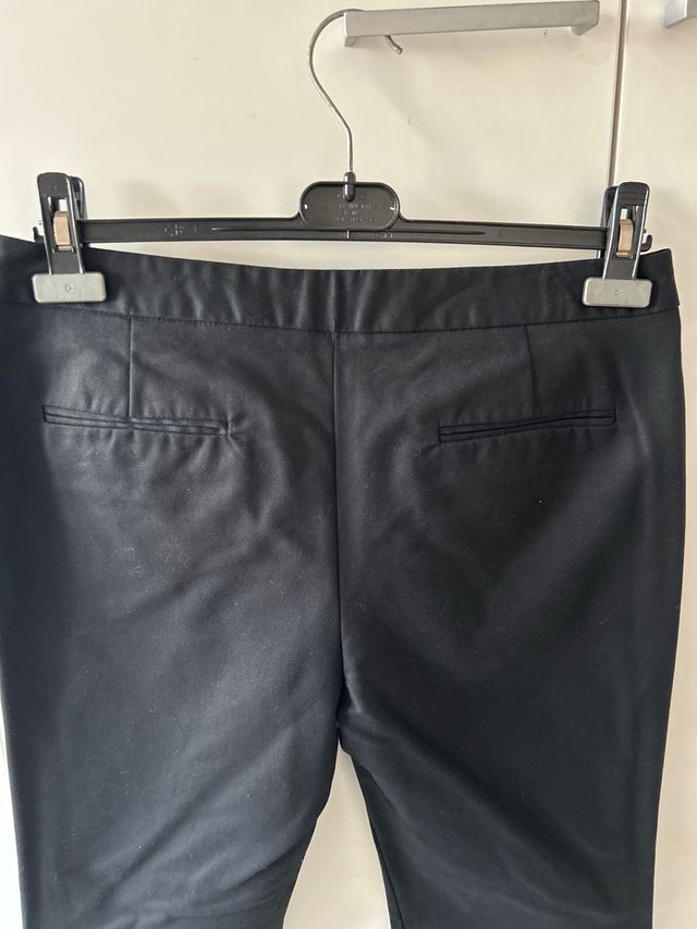 Pantalón Zara Basic Algodón Recto T.40
