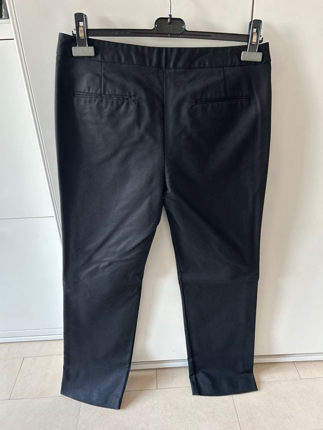 Pantalón Zara Basic Algodón Recto T.40