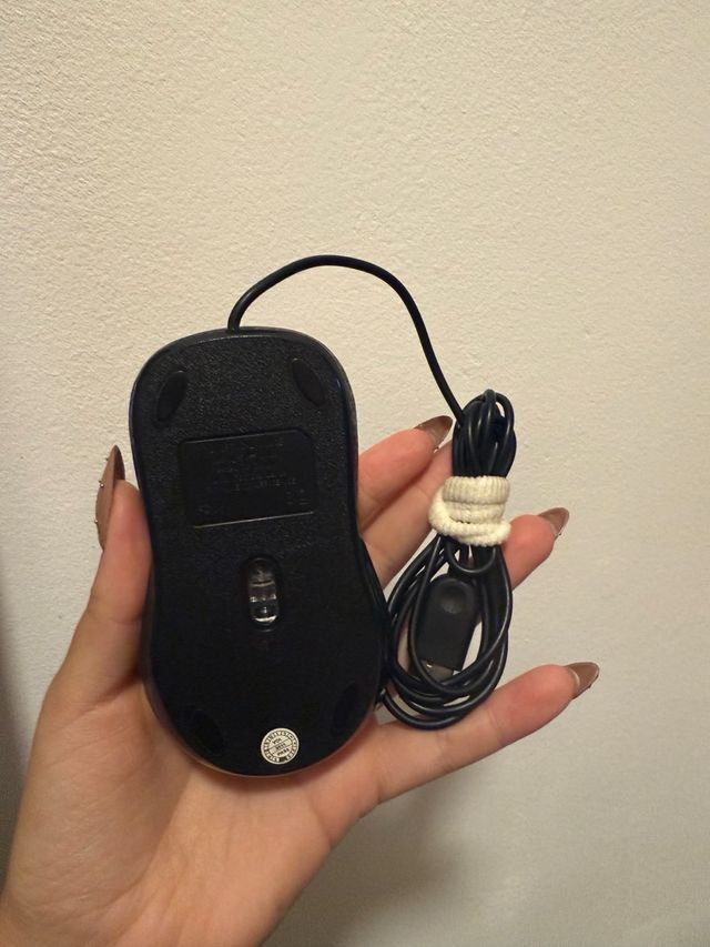 Ratón USB Weibo Rojo y Negro