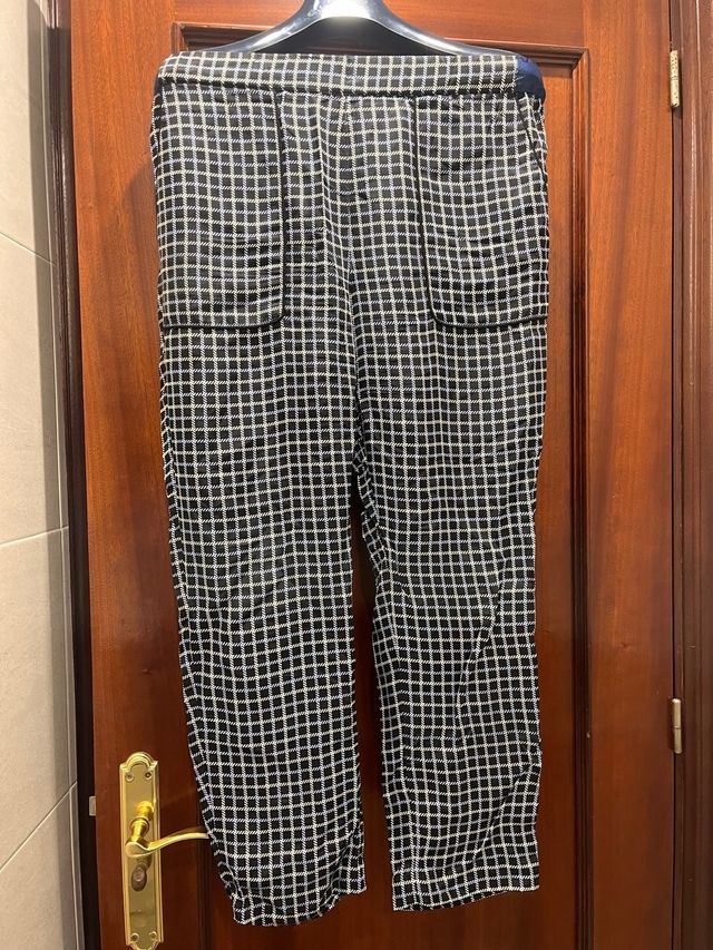 Pantalones cuadros Bimba y Lola talla 38