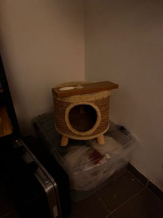 Cama para gato tipo cueva