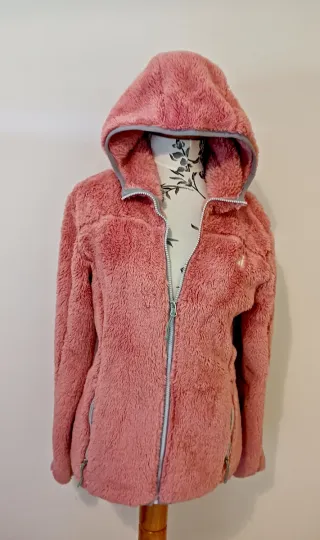 Chaqueta rosa polar marca Joluvi talla M rosa