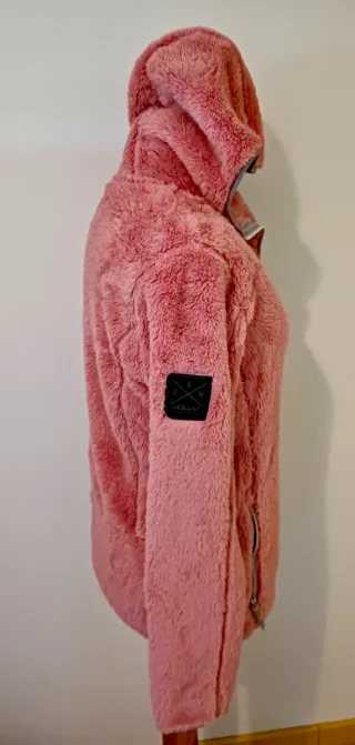 Chaqueta rosa polar marca Joluvi talla M rosa