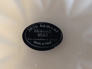 Vaso Vintage Arte Murano Kristall Mery