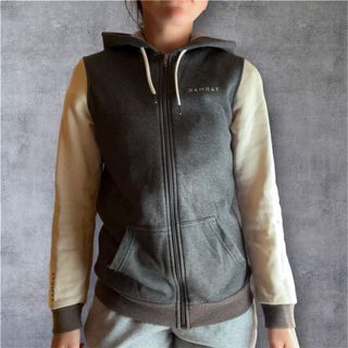 Chaqueta deportiva Tarmak blanca y gris