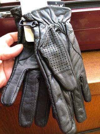 Guantes de Piel Utika Talla S Negros