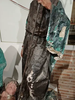 Figuras Navidad de papel mache