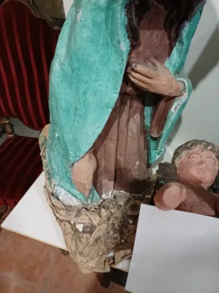 Figuras Navidad de papel mache