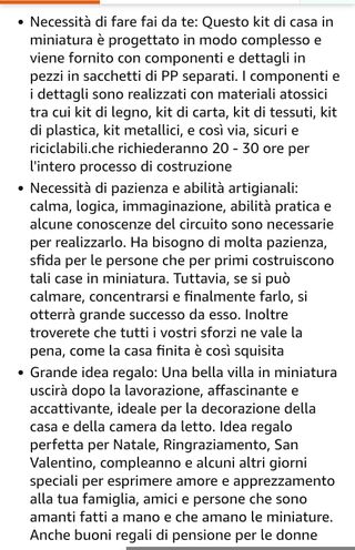 Casa Miniatura per Adulti da Costruire