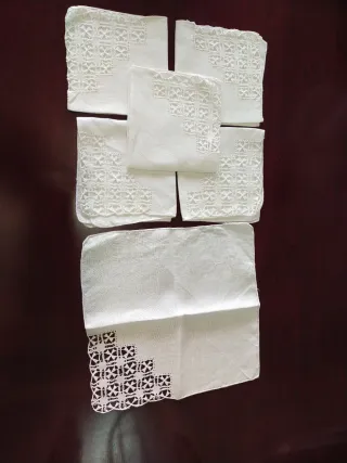 Mantel Individual y Centro de Mesa Vintage