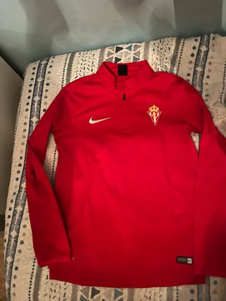 Sudadera Nike Sporting Gijón Roja