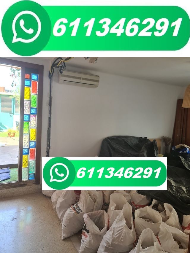 Retirada sacos de runa reformas