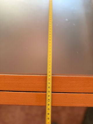 Tavolo e sedie in legno e vetro allungabili