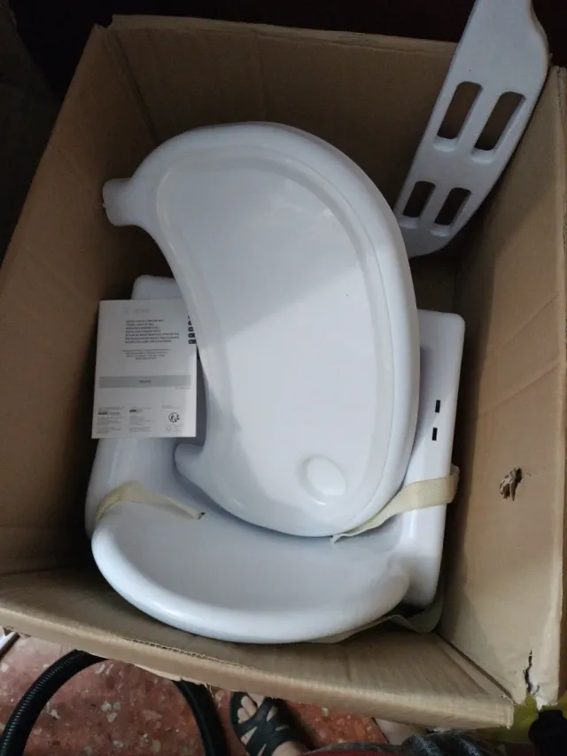 Trona para bebé blanca