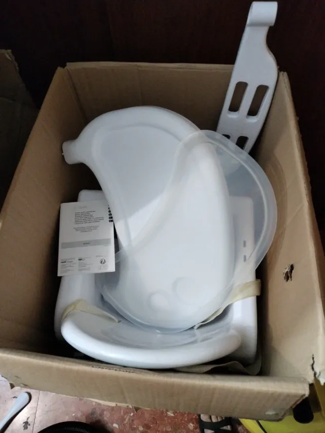 Trona para bebé blanca