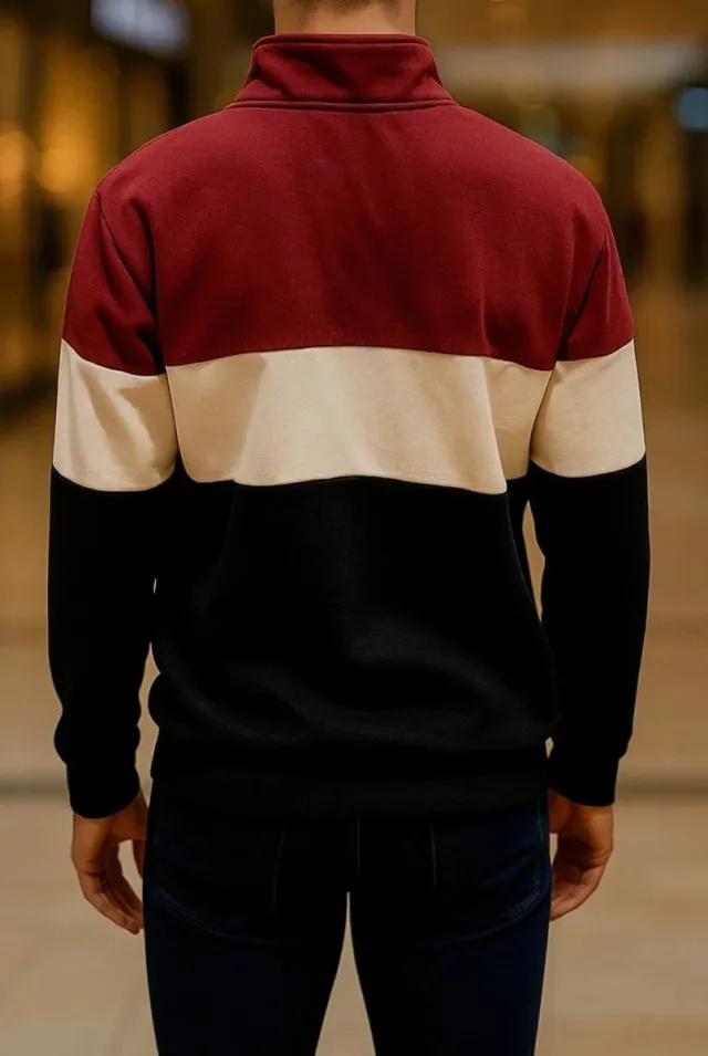 Sudadera Puma Colorblock Media Cremallera