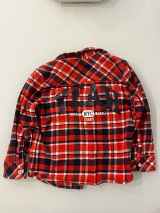 Camicia bambino Original Marines a quadri