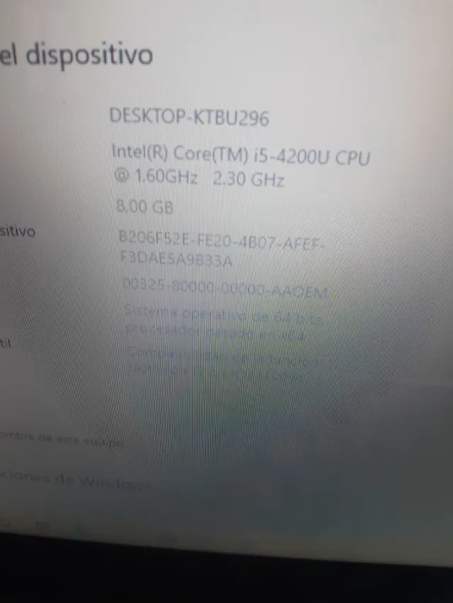 Toshiba i5 Táctil Plata/Negro
