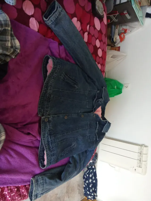 Chaqueta vaquera con forro de lana