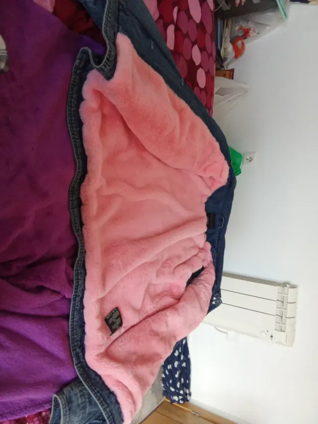 Chaqueta vaquera con forro de lana