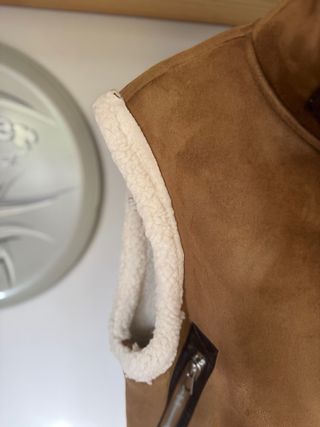 Chaleco doble faz Zara XS