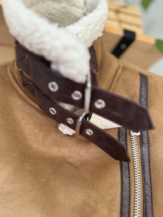 Chaleco doble faz Zara XS