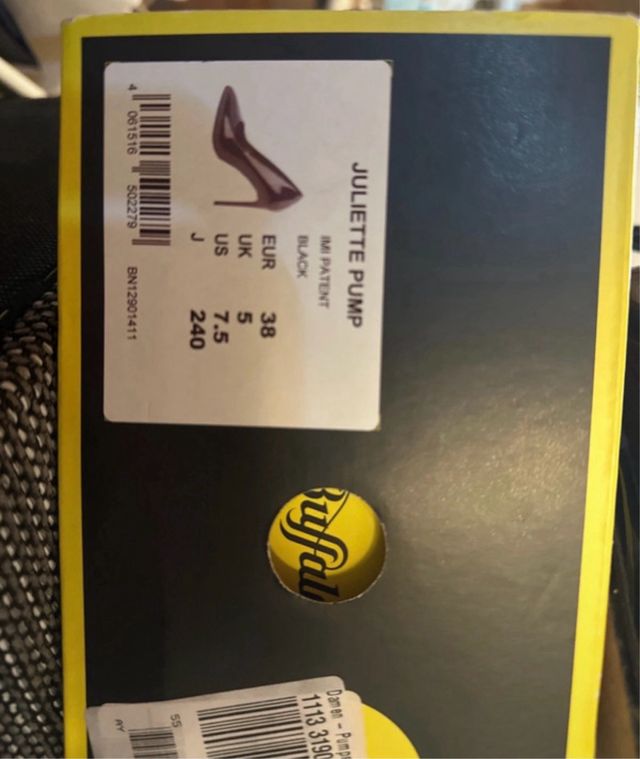 Décolleté Buffalo Juliette Pump vernice nero 38