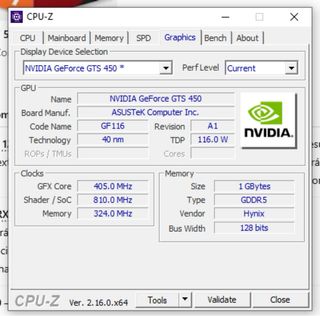 ASUS ENGT450 1GB DDR5 Tarjeta Gráfica