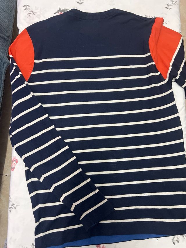 Jersey Jack & Jones Talla M Rayas Azul/Blanco