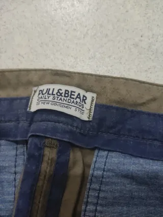 Pantalones Springfield Talla L/42 Pantalones Zara