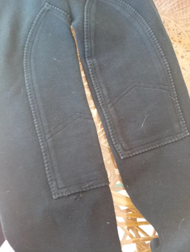 Pantaloncini da equitazione per bambina neri