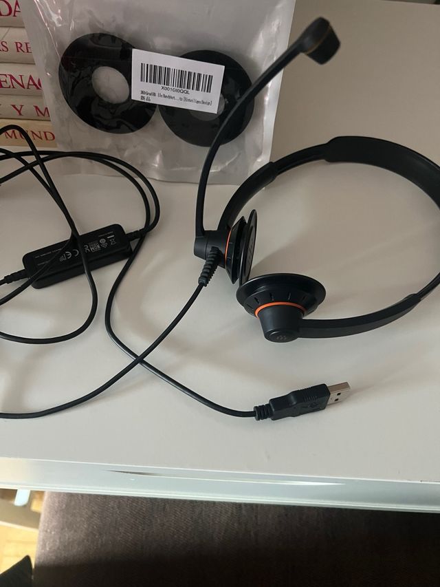 Cascos con micrófono USB