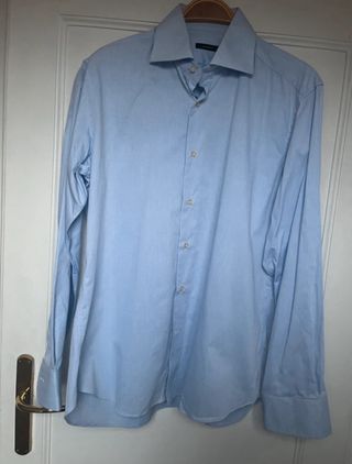 Camicia uomo cotone manica lunga