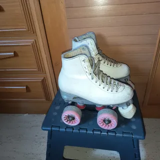 Patines artísticos blancos talla 30
