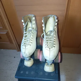 Patines artísticos blancos talla 30