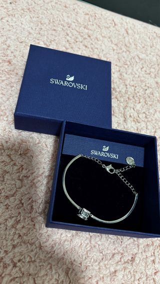 Pulsera Swarovski Plata y Cristales