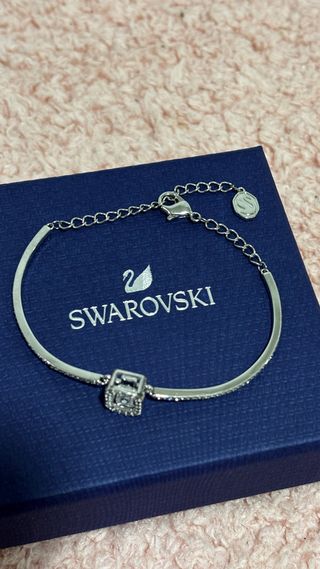 Pulsera Swarovski Plata y Cristales