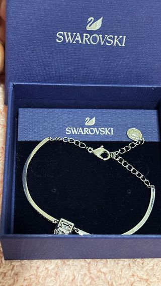 Pulsera Swarovski Plata y Cristales