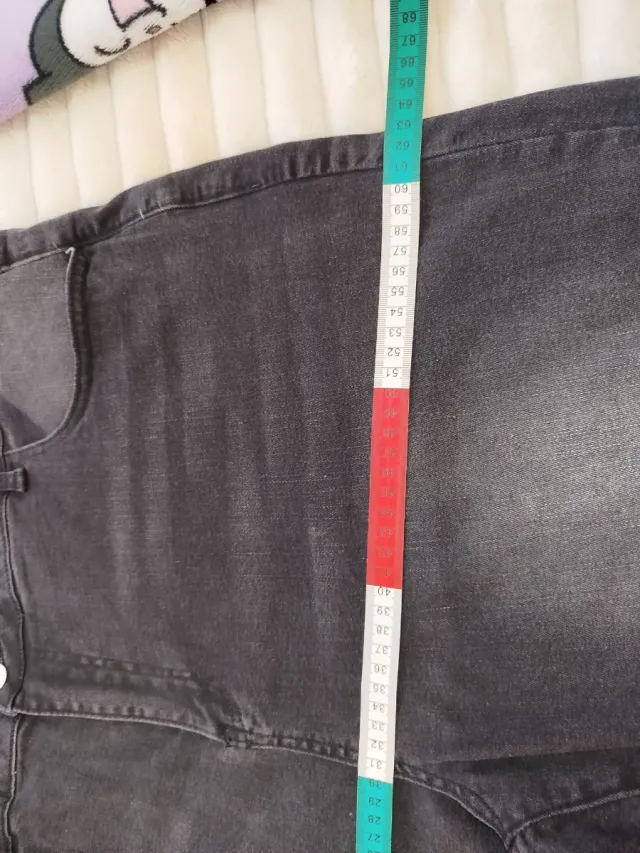 Vaqueros Mujer Talla Grande 52-54 Negro Nuevo 4XL