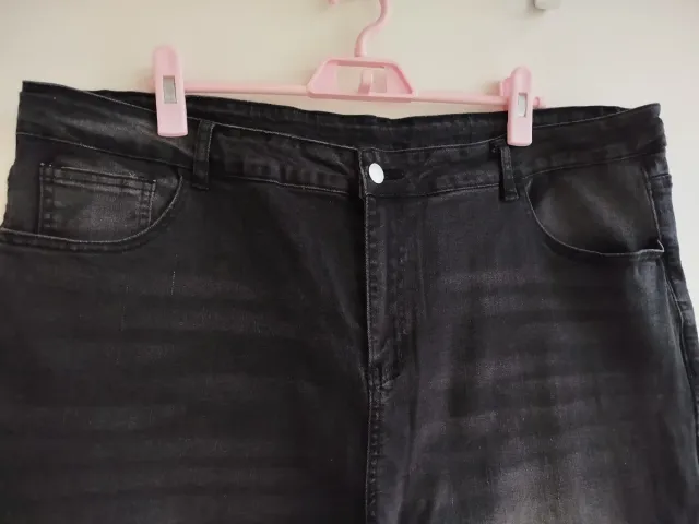 Vaqueros Mujer Talla Grande 52-54 Negro Nuevo 4XL
